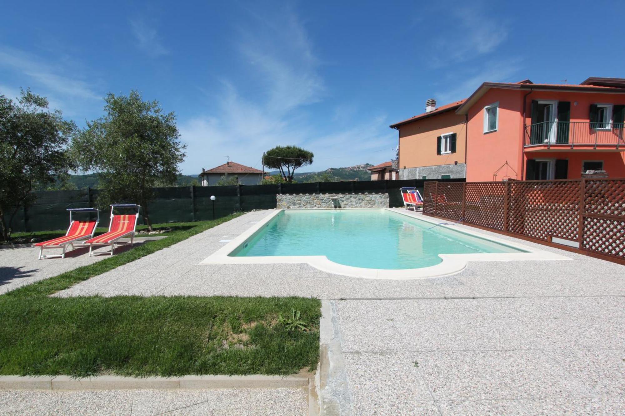 La Fonda Casa Vacanze-Appartamenti Con Piscina Santo Stefano di Magra Exterior photo